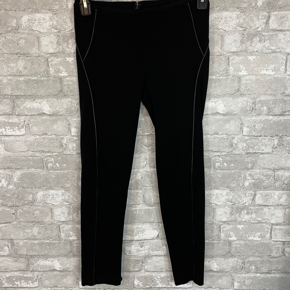 Stefanel Black Stretch Ankle Skinny Pants